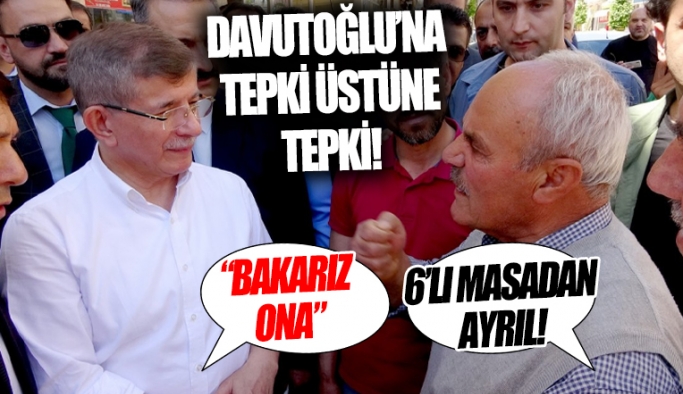 Ahmet Davutoğlu'na Adıyaman'da tepki üstüne tepki!