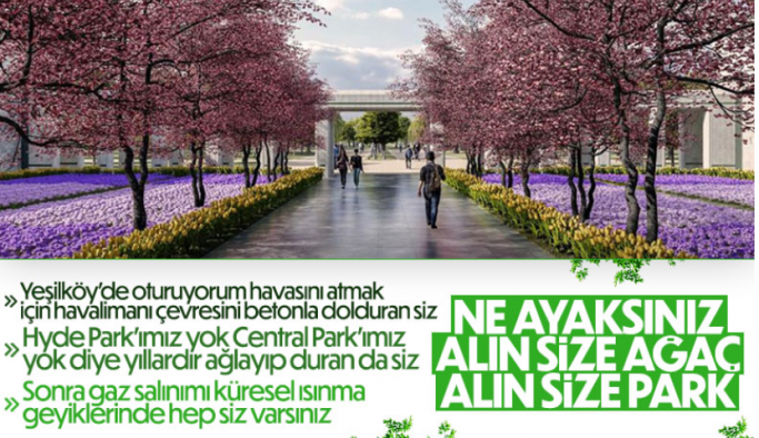 Atatürk Havalimanı yerine yapılacak Millet Bahçesi, İstanbul'a nefes aldıracak