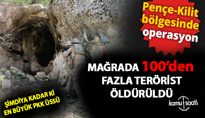 Bakan Akar'dan Pençe Kilit Harekatı mesajı! Mağaraya operasyon yaptık! Öldürülen terörist sayısı 100'ü geçti