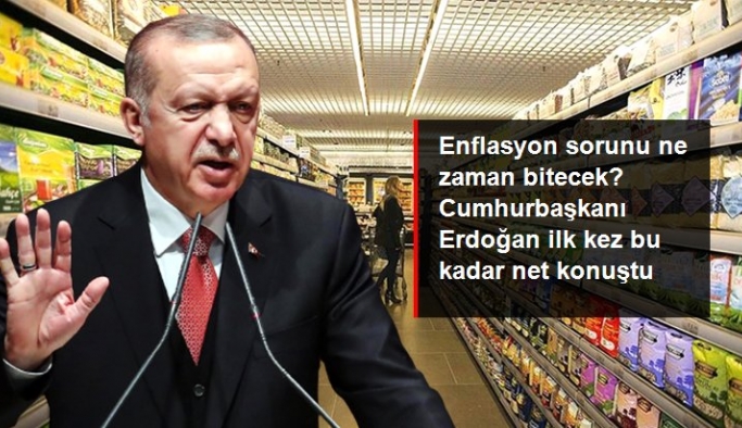 Cumhurbaşkanı Erdoğan enflasyon için tarih verdi: 2023'ün şubat ve mart aylarından itibaren bu sorunu geride bırakacağız