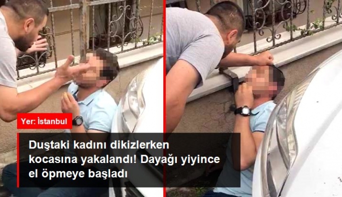 İstanbul'da duştaki kadını dikizlerken kocasına yakalandı! Dayağı yiyince yalvarmaya başladı