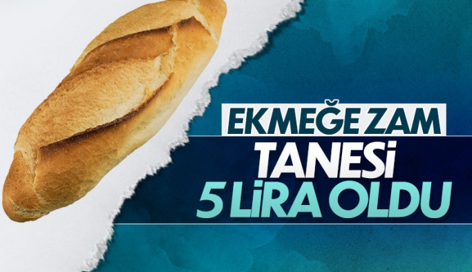 İstanbul'da ekmek yarından itibaren 5 TL oluyor