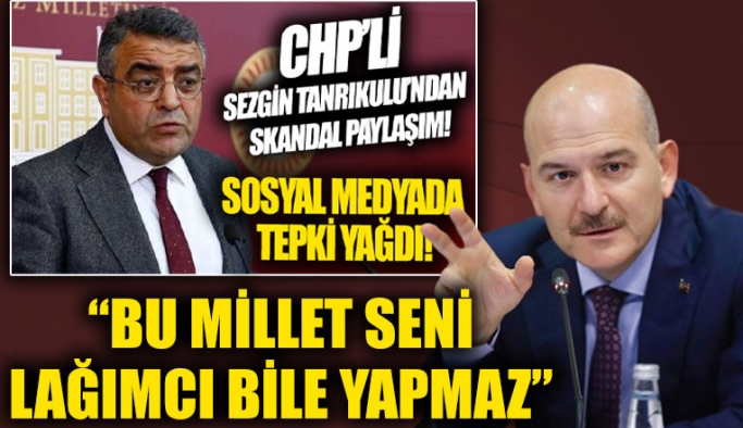 Süleyman Soylu'dan CHP'li Sezgin Tanrıkulu'na SİHA tepkisi...