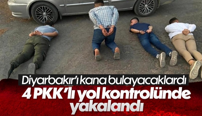 Diyarbakır'da eylem hazırlığında olan 4 PKK'lı yakalandı