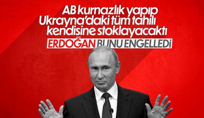Vladimir Putin: Türkiye olmasaydı, tahıl AB’ye gidecekti