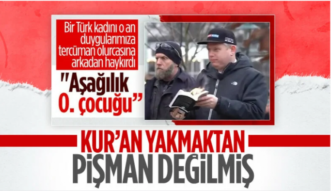 Kur'an-ı Kerim'i yakan Rasmus Paludan konuştu
