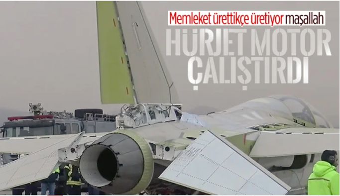 Hürjet'in motoru çalıştırıldı: 18 Mart'ta havalanacak