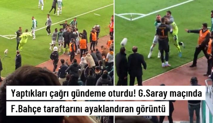 Galatasaray maçında Fenerbahçe taraftarını ayaklandıran görüntü! TFF'yi etiketleyip çağrıda bulunuyorlar