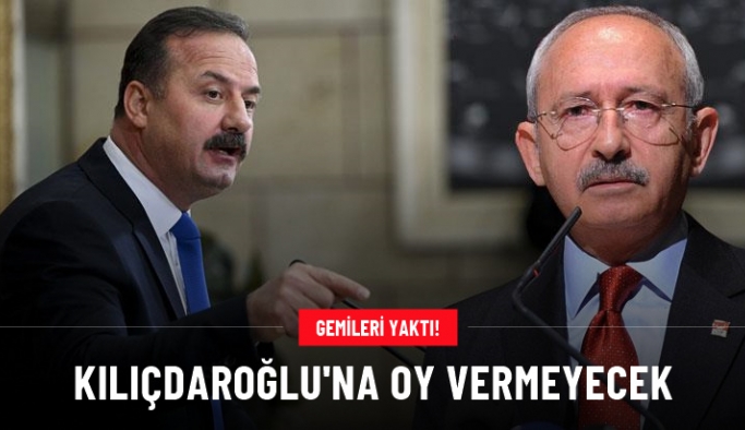 Yavuz Ağıralioğlu, Kılıçdaroğlu'na oy vermeyecek