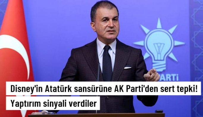 Disney'in Atatürk sansürüne AK Parti'den sert tepki! Yaptırım sinyali verdiler