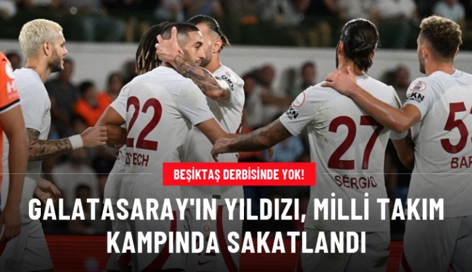 Beşiktaş derbisinde yok! Galatasaray'ın yıldızı Hakim Ziyech, milli takım kampında sakatlandı