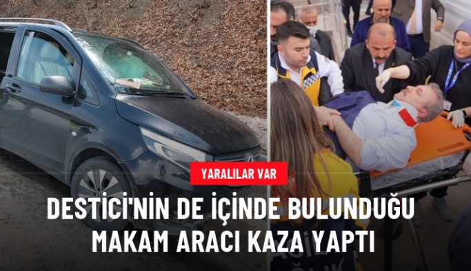 BBP lideri Mustafa Destici'nin makam aracı kaza yaptı: 4 yaralı