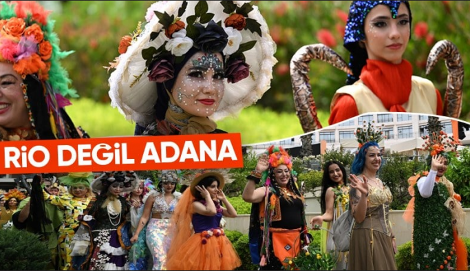 Adana'da Portakal Çiçeği Karnavalı'ndan renkli görüntüler