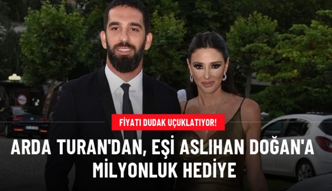 Arda Turan, eşi Aslıhan Doğan'a 2.1 milyon euroluk araba aldı