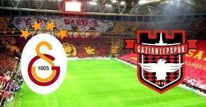 Galatasaray : 3 - Gaziantepspor : 1 maç sonucu