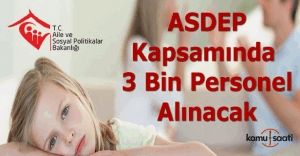 ASDEP kapsamında 3 bin danışman alınacak