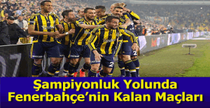 Fenerbahçe'nin ligde kalan maçları