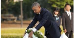 Barack Obama bir ilki gerçekleştirerek Hiroşima'ya gitti