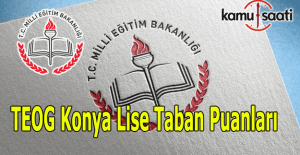 Teog Konya Lise taban puanları 2016