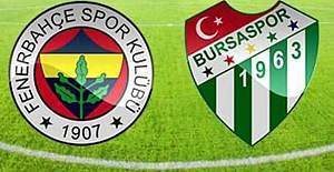 Fenerbahçe Bursaspor maçı bitti!!!