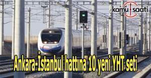 Ankara-İstanbul hattına 10 yeni YHT seti