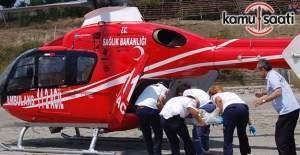 Bülent Tezcan, hava ambulansı ile Ankara'ya getirildi