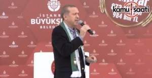 Erdoğan İstanbul'da toplu açılış töreninde konuştu