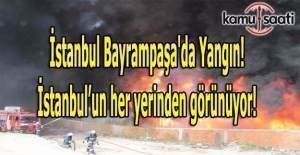 İstanbul Bayrampaşa'da yangın!