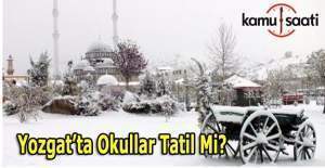 Yozgat'ta okullar tatil olacak mı? 27 Aralık kar tatili açıklaması