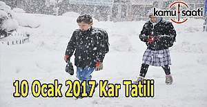 Bolu, Afyon ve Eskişehir'de okullar tatil mi - 10 Ocak 2017 Salı