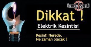 24 Şubat Cuma günü İstanbul'da elektrik kesintisi