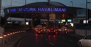 Atatürk Havalimanı girişinde şüpheli minibüs
