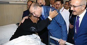 Erdoğan'dan Mersin Şehir Hastanesi'ne ziyaret
