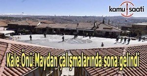 Ankara Kale Önü Maydan çalışmalarında sona gelindi