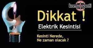 Cumartesi günü İstanbul'un 9 ilcesine elektrik verilmeyecek