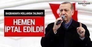 Cumhurbaşkanı Erdoğan'ın talimatıyla iptal edildi