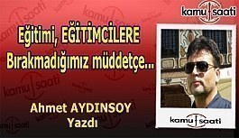 Ahmet Aydınsoy kaleme aldı - "Yavuz Bahadıroğlu'na.."