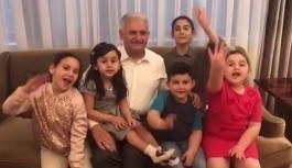 Başbakan Yıldırım'ın torunlarıyla videolu referandum paylaşımı
