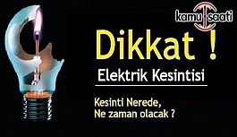 8 Mayıs İstanbul'da 12 ilçede elektrik kesintisi