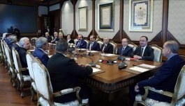 Cumhurbaşkanı Erdoğan görevleri biten HSYK üyelerini kabul etti