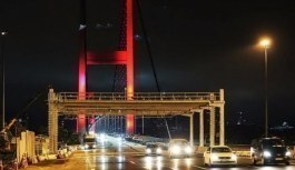 15 Temmuz Şehitler Köprüsü'nde yenileme çalışmaları başladı