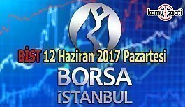 Borsa İstanbul BİST - 12 Haziran 2017 Pazartesi