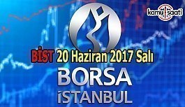 Borsa İstanbul BİST - 20 Haziran 2017 Salı