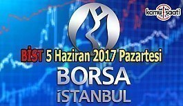 Borsa İstanbul BİST - 5 Haziran 2017 Pazartesi