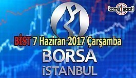 Borsa İstanbul BİST - 7 Haziran 2017 Çarşamba