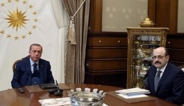 Cumhurbaşkanı Erdoğan, YÖK Başkanı Saraç'ı kabul etti