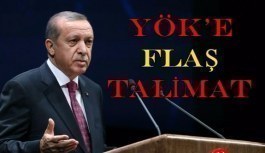 Erdoğan'dan YÖK'e yardımcı doçentlik talimatı