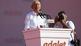 Kılıçdaroğlu, Adalet Mitinginde 10 maddelik bildiri okudu