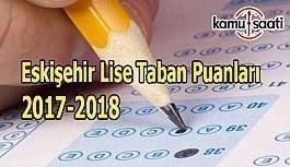 Eskişehir Lise Taban Puanları 2017-2018 - (Anadolu ve Fen Liseleri)
