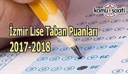 TEOG İzmir Lise Taban Puanları 2017-2018